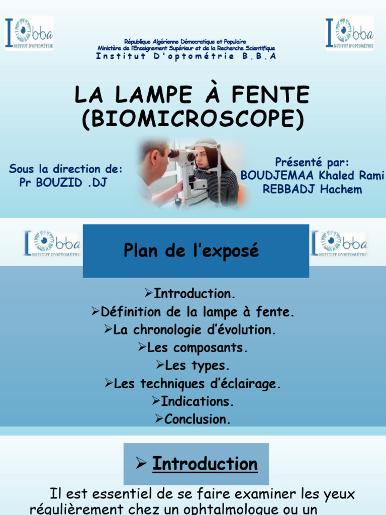 Lampe à Fente En 2 étapes Pour Laboratoire Biologique - Marque ACHYUT, Livraison Gratuite
