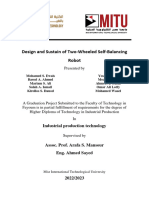 Self Balance robot-MITU Universty