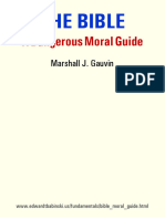 Bible - A Dangerous Moral Guide (Marshall J Gauvin)