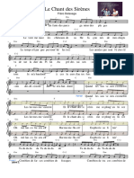 Le Chant Des Sire Nes Partition