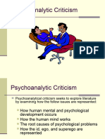 Psychoanalytic Criticism