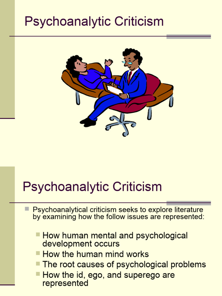 PSYCHOANALYTIC LITERARY CRITICISM DEFINITION visual data 4
