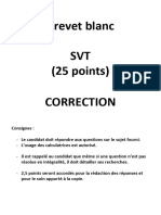 DNB Blanc SVT - Correction