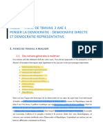 Fiche de Travail - Axe 1