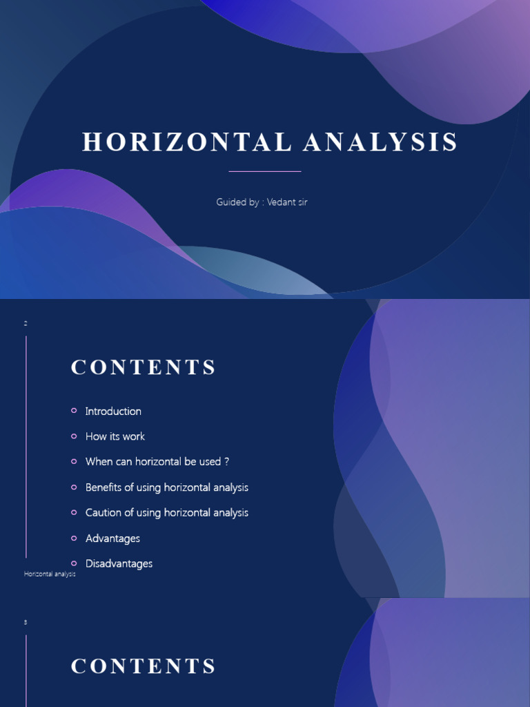 Horizontal Analysis Percentage Formula
