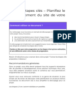 Guide D'étapes Clés - Planifiez Le Développement Du Site de Votre Client