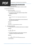 Ejercicios Resueltos de Combinaciones y Permutaciones | PDF | Enseñanza ...
