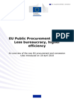EU Public Procurement Reform Less Bureaucracy, Higher Efficiency