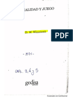 Winnicott, Donald. Realidad y Juego. Caps. 3, 4 y 5. 1971