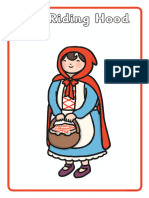 T T 12420 Little Red Riding Hood Character Describing Words Matching Activity