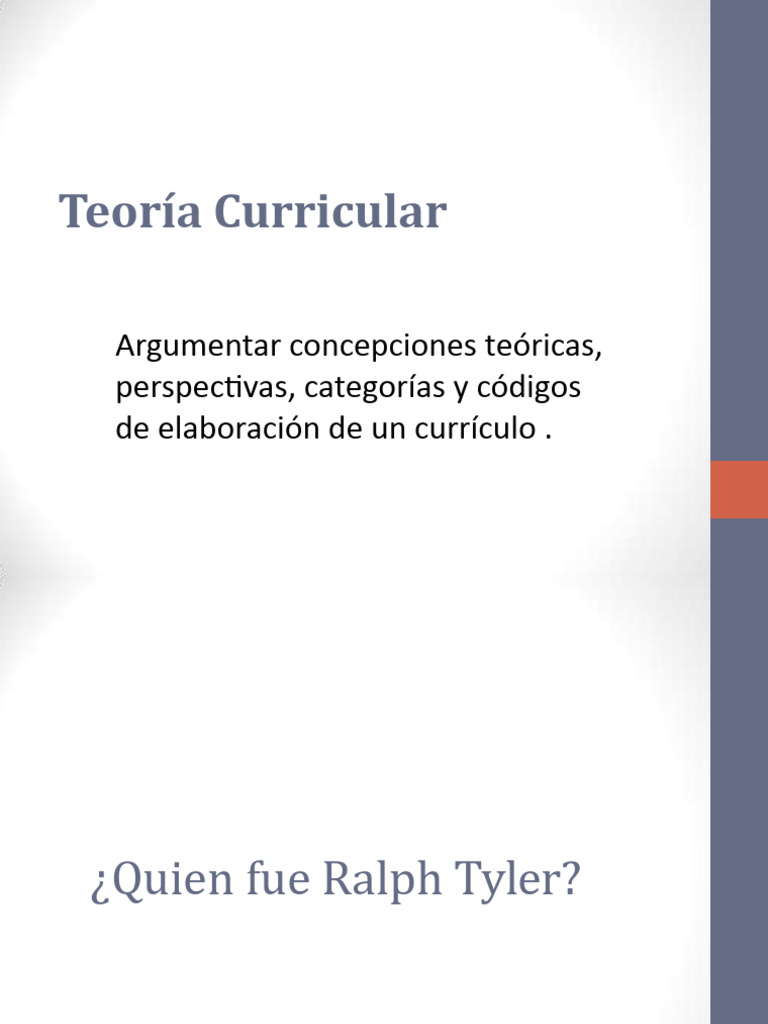 Teoria Curricular | PDF | Plan de estudios | Aprendizaje