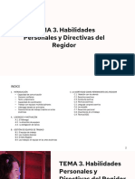 Habilidades Personales y Directivas Del Regidor