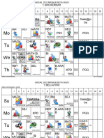 Jadual Kelas 26 Nov Draf Latest