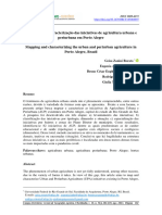 Mapeamento e Caracterização Das Iniciativas de Agricultura Urbana e Periurbana em Porto Alegre