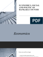 Economics, Social and Politic of Hankara Country