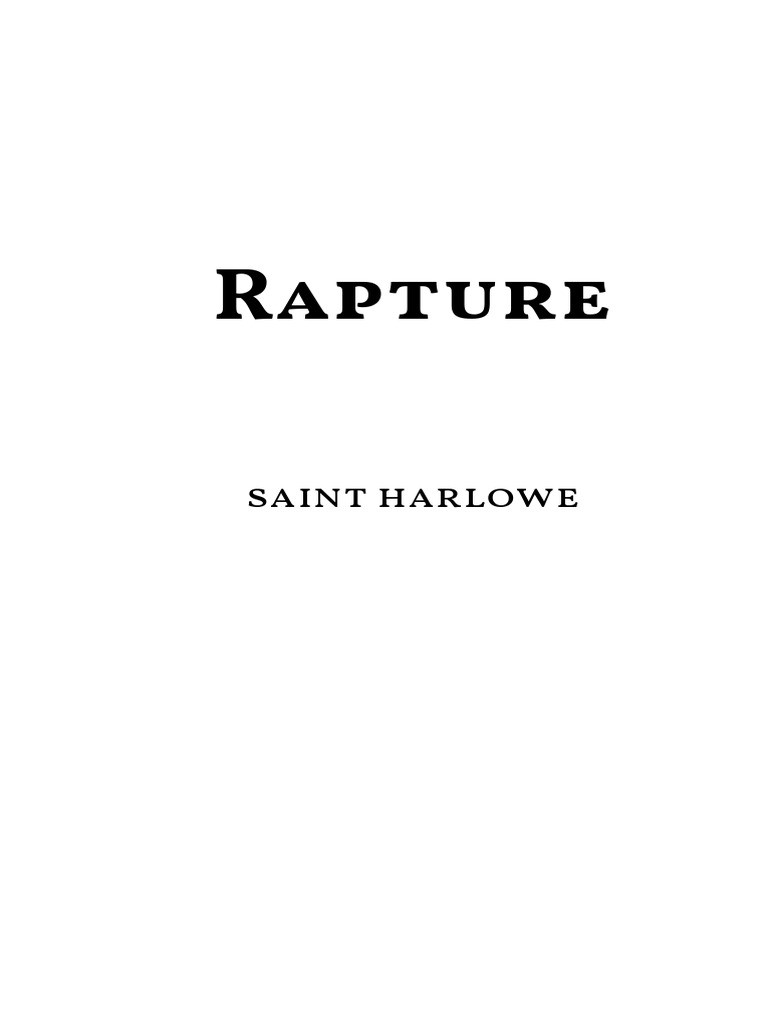 Rapture Pdf Pdf