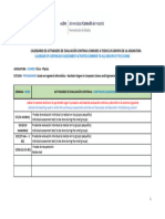 Calendario de Actividades de Evaluación Continua Comunes A Todos Los Grupos de La Asignatura