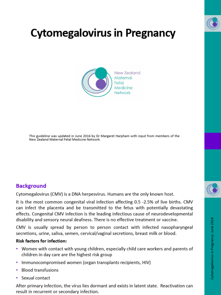 Cytomegalovirus in Pregnancy | PDF | Infection | Hepatitis