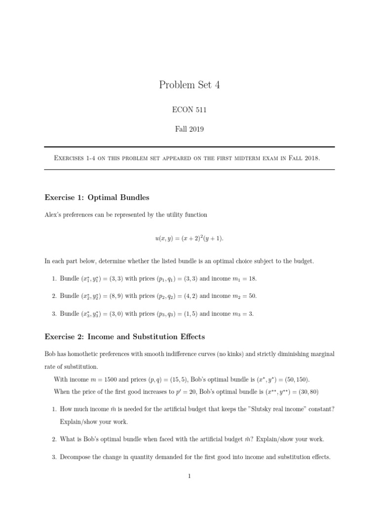 511 PS4 Solutions PDF | PDF | Net Present Value | Financial Economics