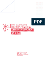 Guía Docente. Desafección Política en Chile