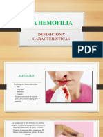 La Hemofilia Diapositiva