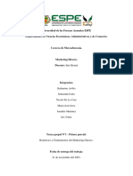 P1 - G1 - Beneficios y Fundamentos de Marketing Directo - Informe e Historieta