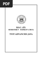 TYIT Sem V Advanced Java Old Syllabus