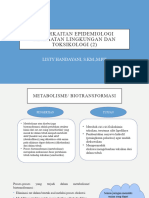 Keterkaitan Epidemiologi Kesehatan Lingkungan Dan Toksikologi - Pert 3