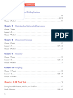 Table of Contents,: Chapter 6 Multiplying and Dividing Fractions