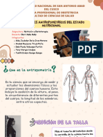 Indicadores Antropometricos Del Estado Nutricional