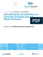 ACSP-Modulo5 Módulo 5. Problemas de la enseñanza de las ciencias sociales en la escuela primaria