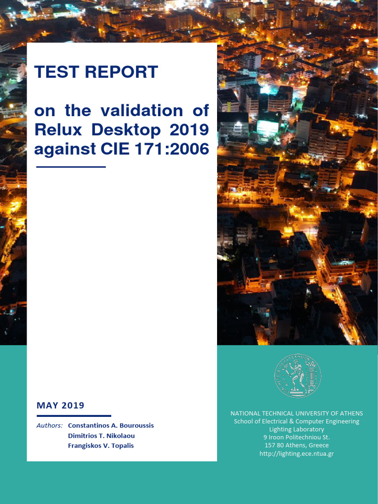Validation of Relux Desktop 2019 | PDF | Lighting | Creative Commons ...