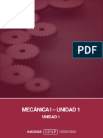 Unidad I - Contenido - Mecánica I