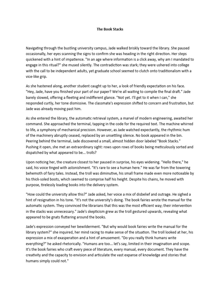 Fantasy Story Pdf General Fiction