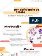 Anemia Por Deficiencia de Ácido Fólico