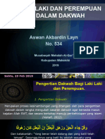 Laki-Laki Dan Perempuan Dalam Dakwah: Aswan Akbardin Layn No. 534