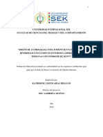 Tesis Maestria Gestión del Talento Humano Katherine Arias