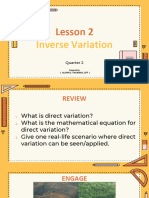 Q2 Lesson 2 - Inverse Variation