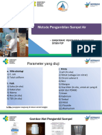 Pengambilan Sampel Air SURVEILANS KAMRT 2023