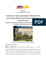 Arsitektur Goes Global - Rifki Fata Ladid (2000944) & Rival Ardiansyah Kurniawan (2007268) Project Berita
