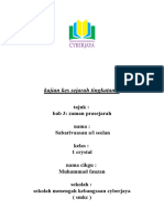 Kajian Kes Sejarah Tingkatan 1