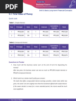 5.1. Time Value of Money: Unit 5: Basic Long-Term Financial Concepts