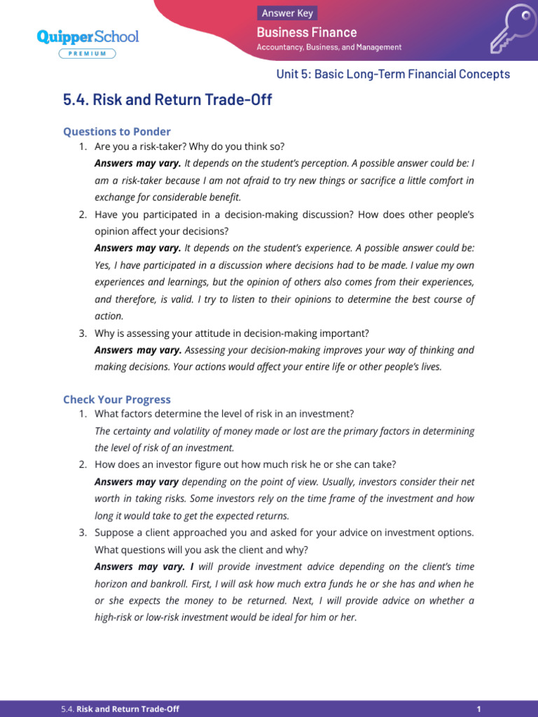 5-4-risk-and-return-trade-off-unit-5-basic-long-term-financial