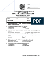 KELAS 4 SOAL MAPEL PJOK SAS 1 TH 2023-2024