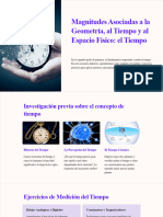 Magnitudes Asociadas A La Geometria Al Tiempo y Al Espacio Fisico El Tiempo