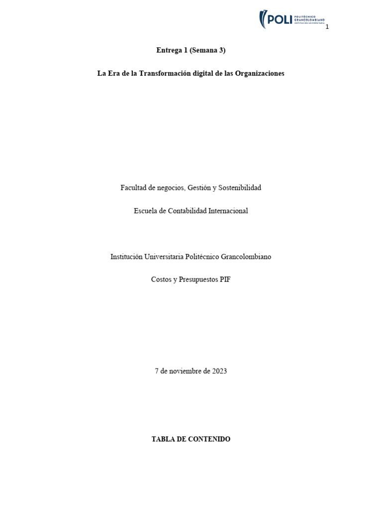 Transformación Digital en Empresas Colombianas | PDF | Business | Economias