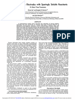 Analysis of Porous Electrodes With Sparingly Soluble Reactants - III - Short Time Transients