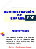 Administración de Empresas PT. 1