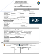 Planilla de Registro Militar