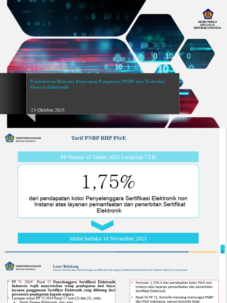 Menteri Komunikasi dan Digital menjelaskan realisasi PNBP